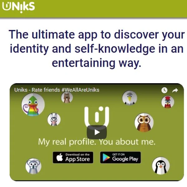Uniks app. Imagen de la app