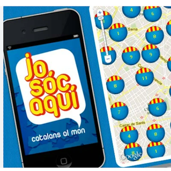 jo soc aqui app. Imagen de la App